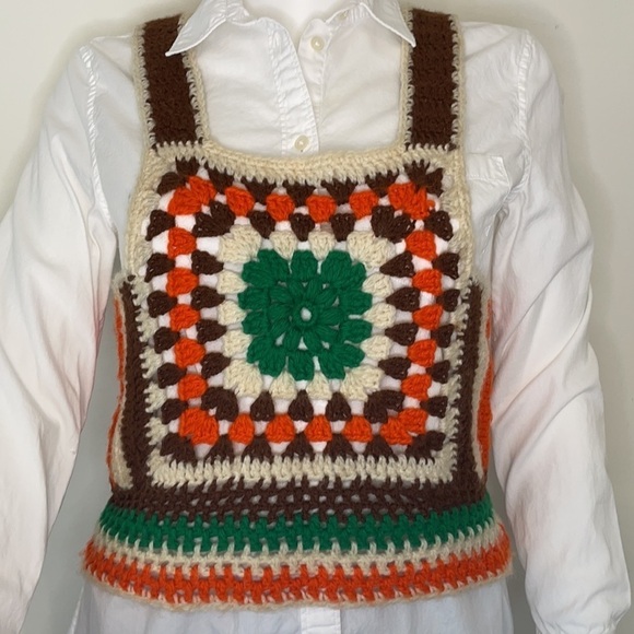 Hand Crafted Tops - 🎉HPx2🎉 Hand knit Fall Vest